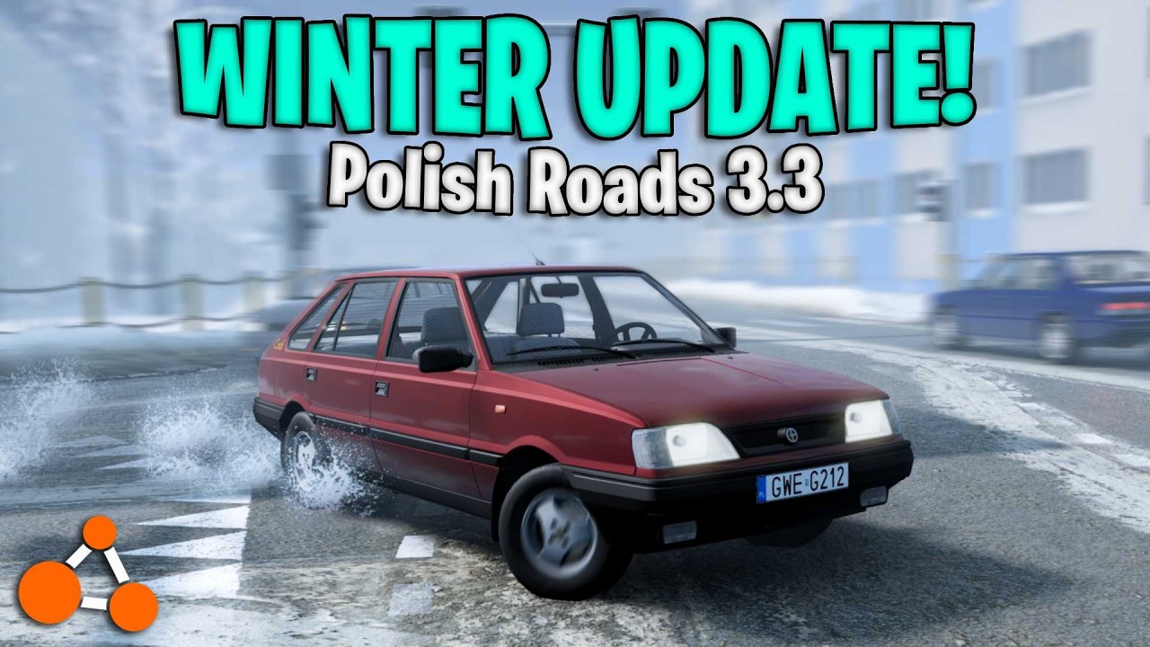 ☃️WINTER UPDATE - Polish Roads 3.3 | BeamNG.drive