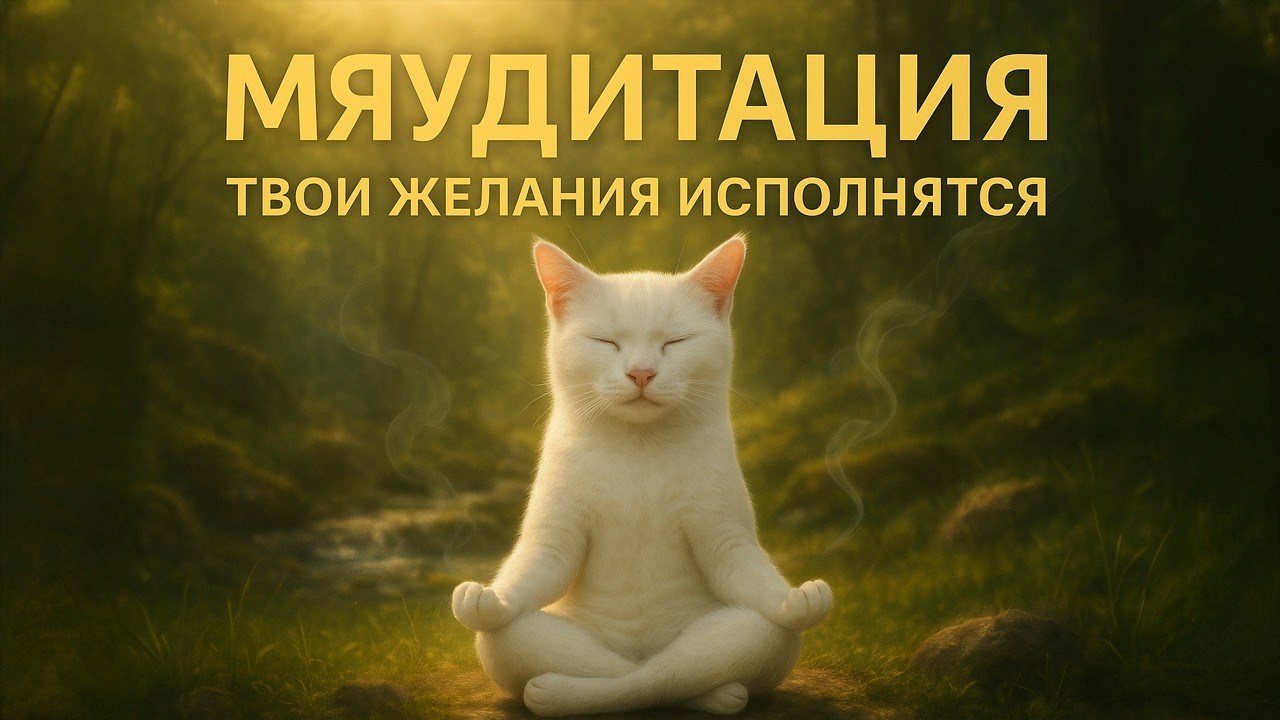 MEOWDITATION will fulfill ALL YOUR DESIRES in 30 DAYS 😻 Binaural beats