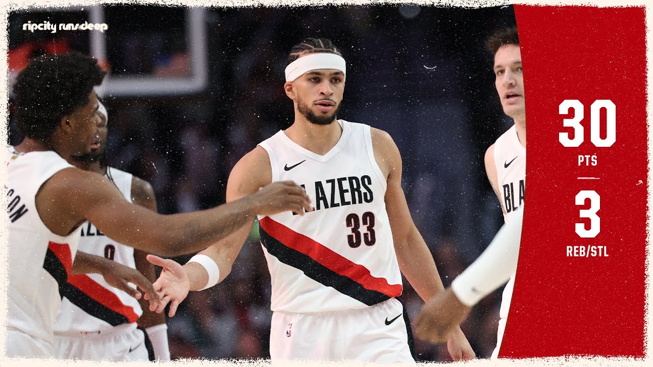 Toumani Camara CAREER-HIGH Night 8-10 From Three | Trail Blazers vs 76ers | February 9, 2026