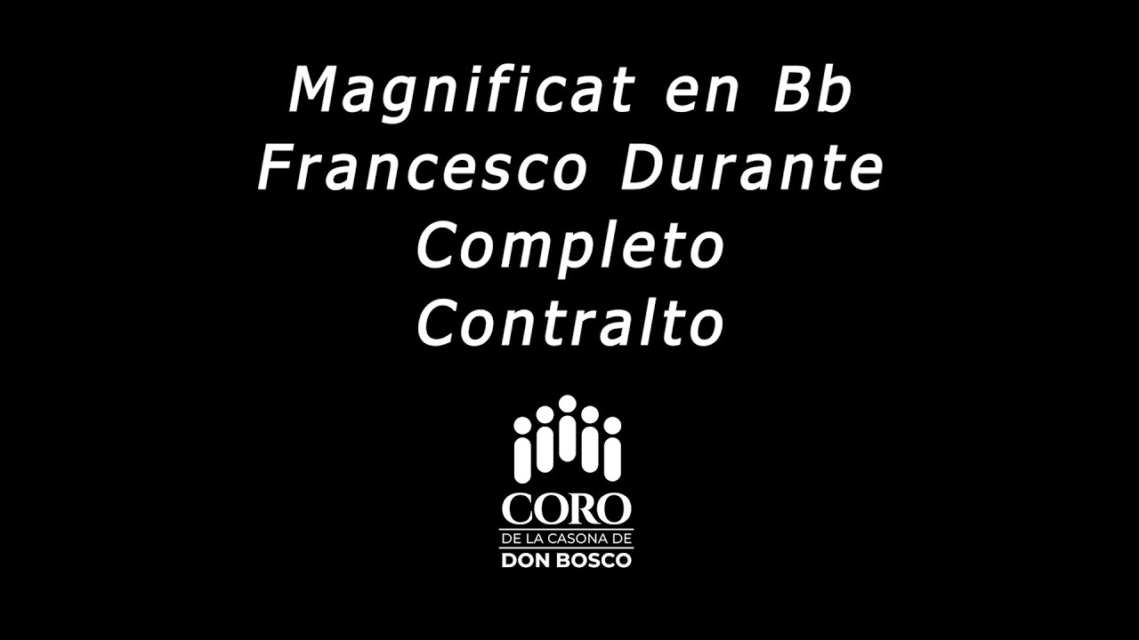07 - Magnificat Durante Completo - Contralto - Bonus Track