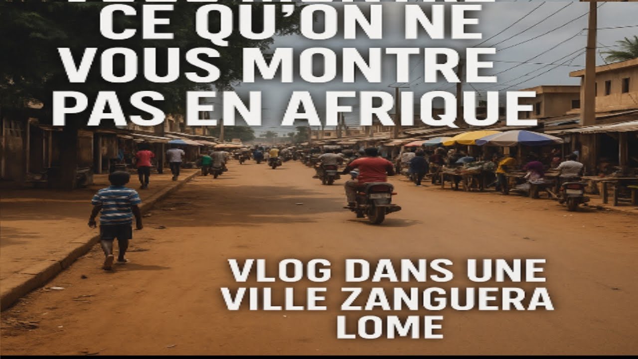 Ce qu'on ne vous montre pas en Afrique : un balade à zanguera à Lome #afrique #lome #zanguera