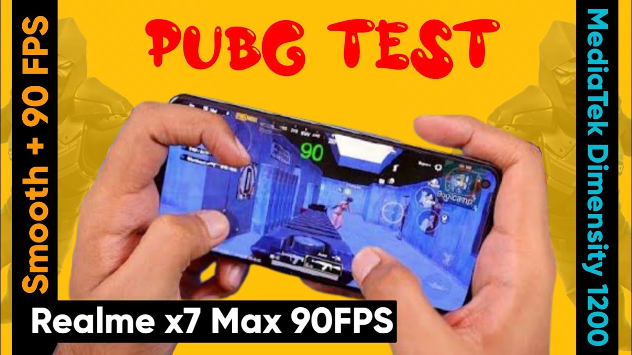 Realme X7 Max 90 FPS BGMI Test || Dimensity 1200 OP || Gyro Gameplay #pubg #saifgaming