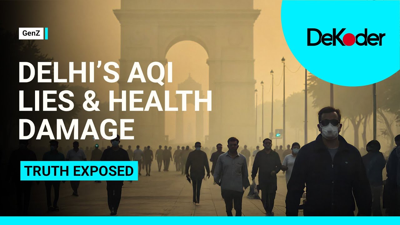 Delhi AQI Exposed: Invisible Poison Cutting 10 Years Off Life | Vimlendu Jha | DeKoder GenZ