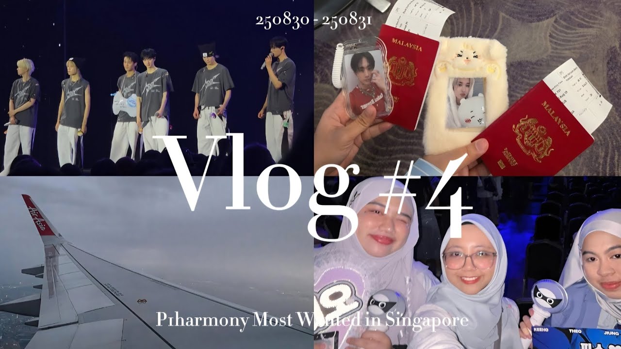 Going to Singapore for P1harmony Concert! MY🇲🇾 ➡️ SG🇸🇬