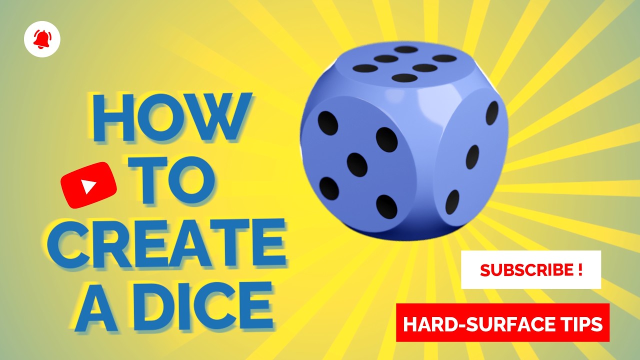 How to model this advanced dice in Blender?