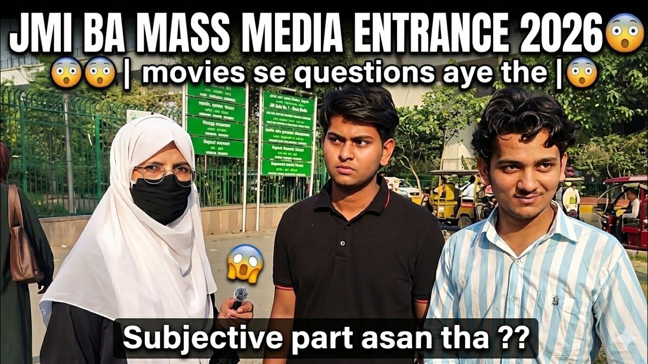 JMI BA Mass Media entrance exam 2026: Student review 😯🎯#jmi #jmientranceexam