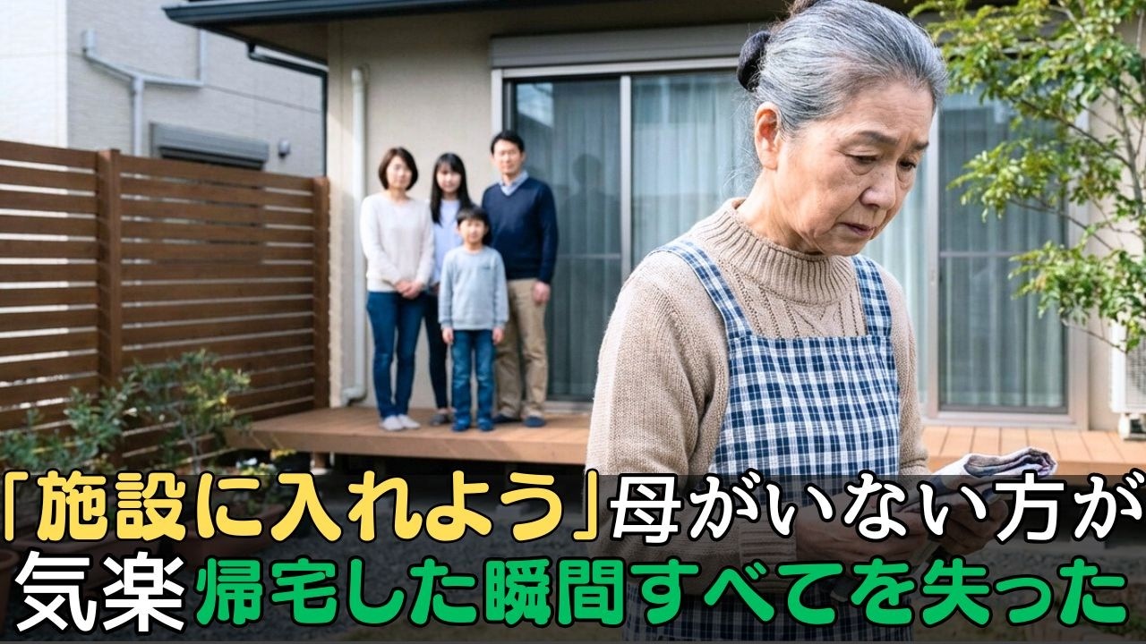 「施設に入れよう」嫁に家政婦扱いされた義母…温泉旅行の4日間で人生を変えた | 人生の教訓 | 感動する話 | 家族の絆