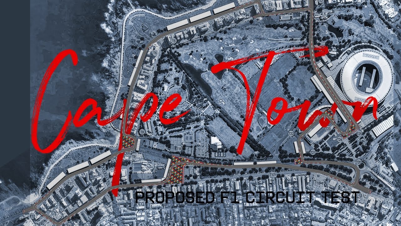 F1 Test Facility - First ever test of the new Cape Town Circuit proposal with Red Bull Racing RB20