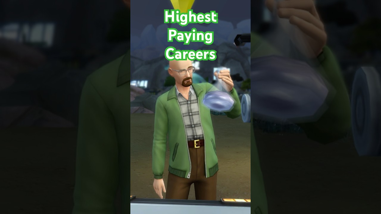 💵 The highest paying careers in the Sims 4 - no motherlode needed #sims4 #thesims