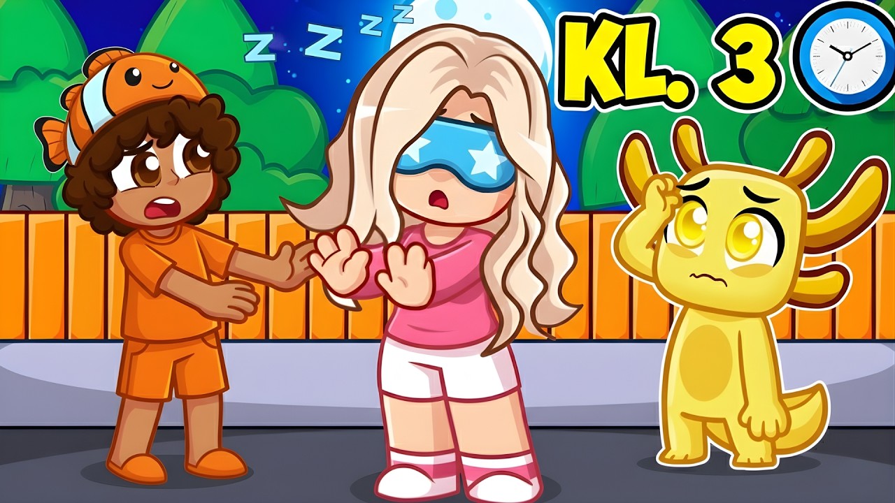 Melinda Går I Sömnen Klockan 3 i Roblox..