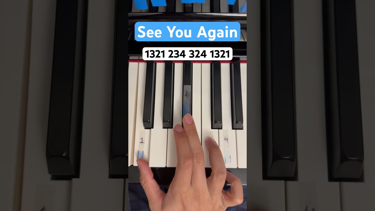 See You Again - Charlie Puth, Wiz Khalifa - Easy Piano Tutorial