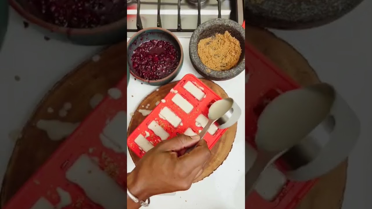 Berry Cream Cobbler Popsicle #shorts #berry #cobbler #icecream #recipe