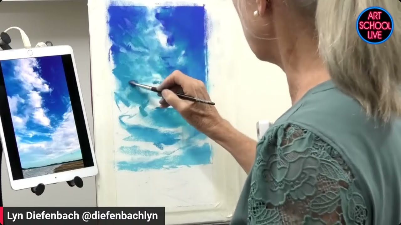 Как рисовать небо на пленэре с Лин Дифенбах