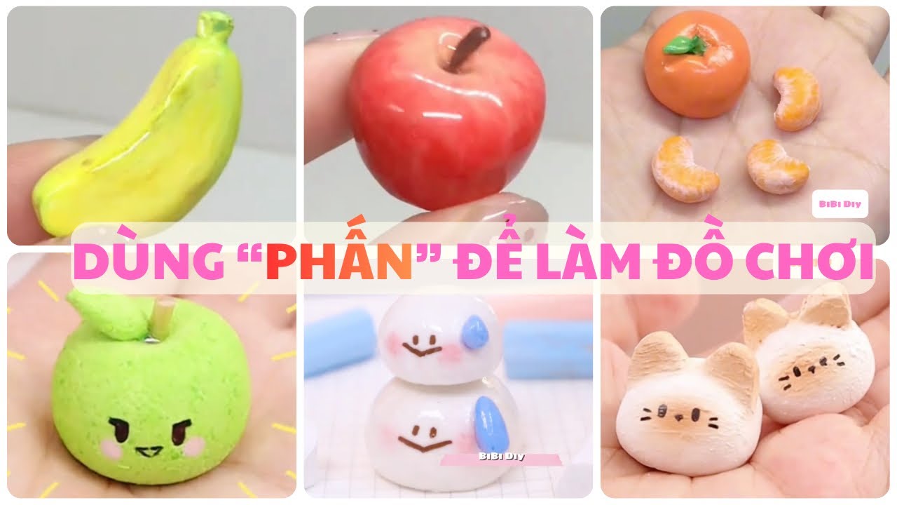 Biến “ PHẤN” Thành đồ chơi DIY, HƯỚNG DẪN dùng phấn để làm đồ chơi diy các loại
