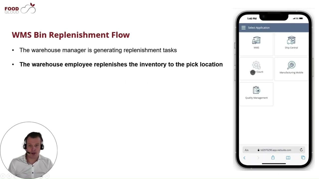 WMS Replenishment | FoodQloud Demo