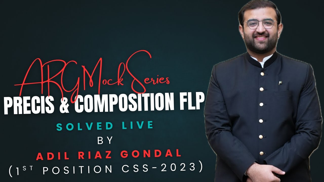 ARG Mock Series: Precis & Composition Paper live Discussion