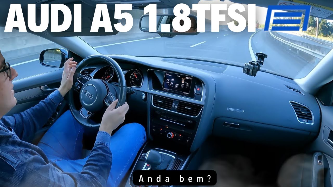 ACELERANDO O AUDI A5 1.8T 170CV, ANDA BEM? VALE A PENA EM 2023?