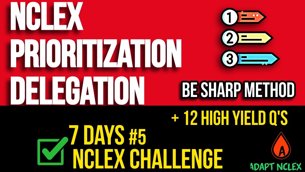 Prioritization & Delegation NCLEX Strategies + 12 High-Yield Practice Questions