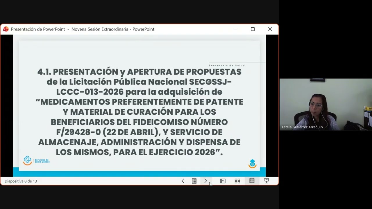 NOVENA SESIÓN EXTRAORDINARIA DEL COMITÉ DE ADQUISICIONES SSJ   2026