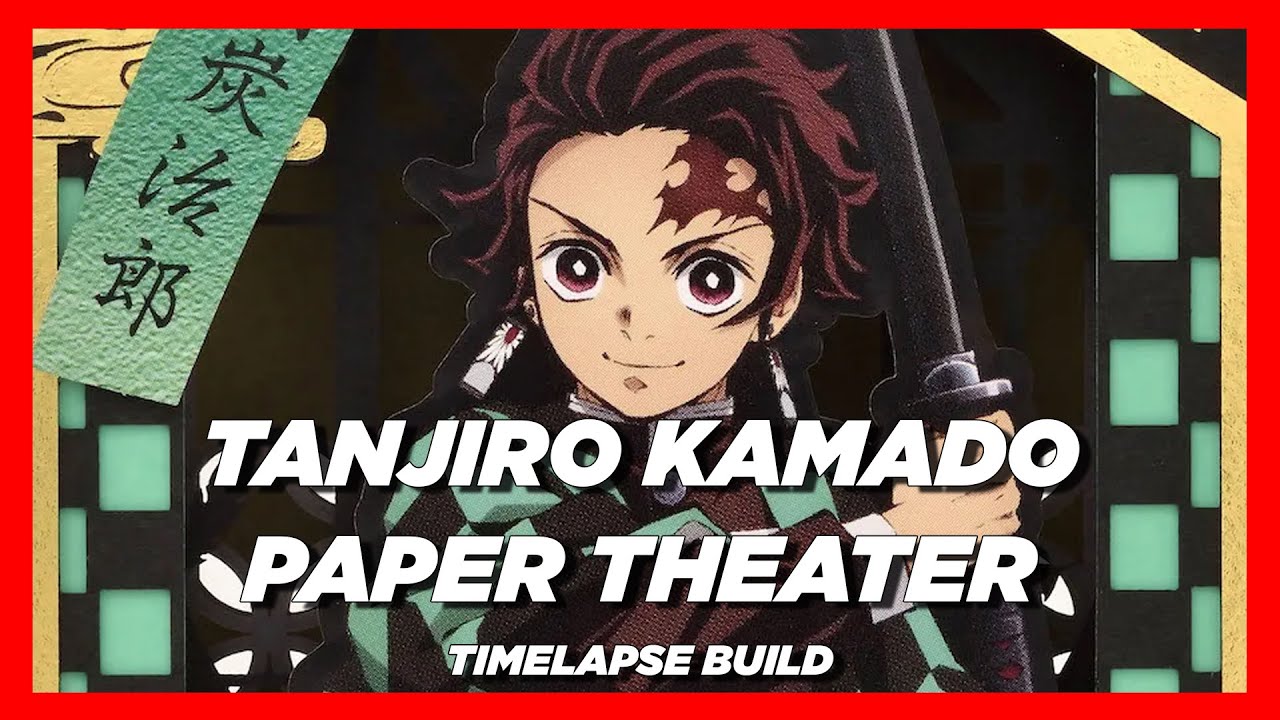 Tanjiro Paper Theater Timelapse Build
