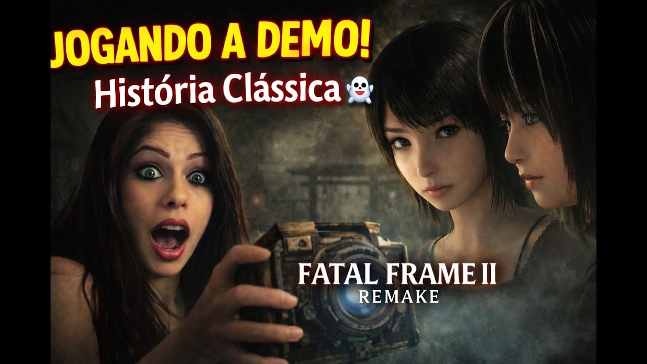 LIVE/DEMO FATAL FRAME 2 REMAKE+O JOGO CLASSICO HISTORIAS DAS GEMEAS MAYU E A MANINHA+BATE PAPO