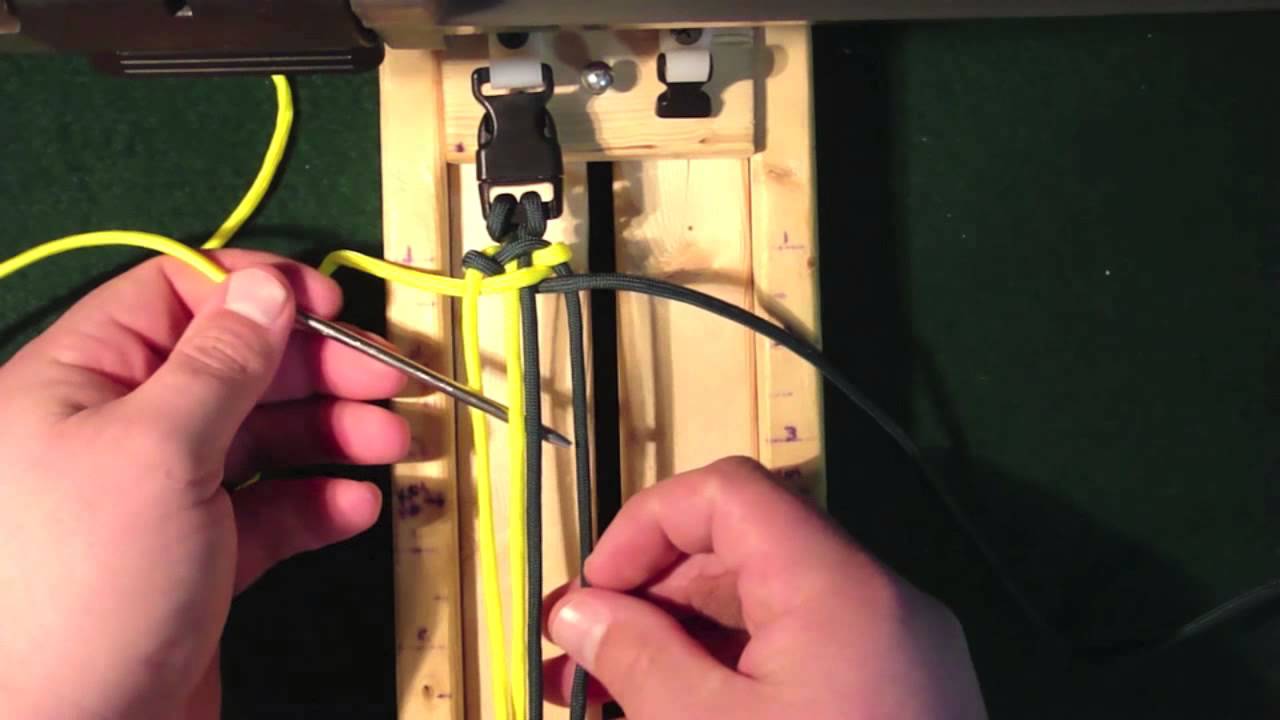 How to Ladder Rack Paracord Weave 550 Paracord Bracelet, Sling, Belt, Etc..
