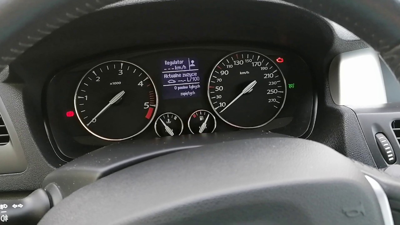 Renault Laguna III zmiana wskazania prędkościomierza po wymianie kół, Pyren pyclip. Speedo index