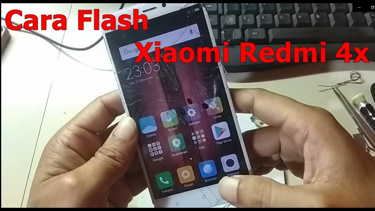 Cara Flash Xiaomi Redmi 4x (Santoni)