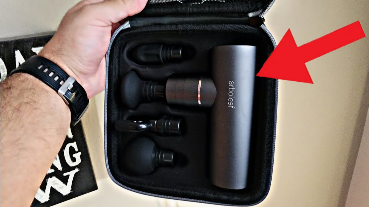 Portable arboleaf Mini Muscle Massager, Deep Tissues Massage Gun, Suitable for Travel #muscle
