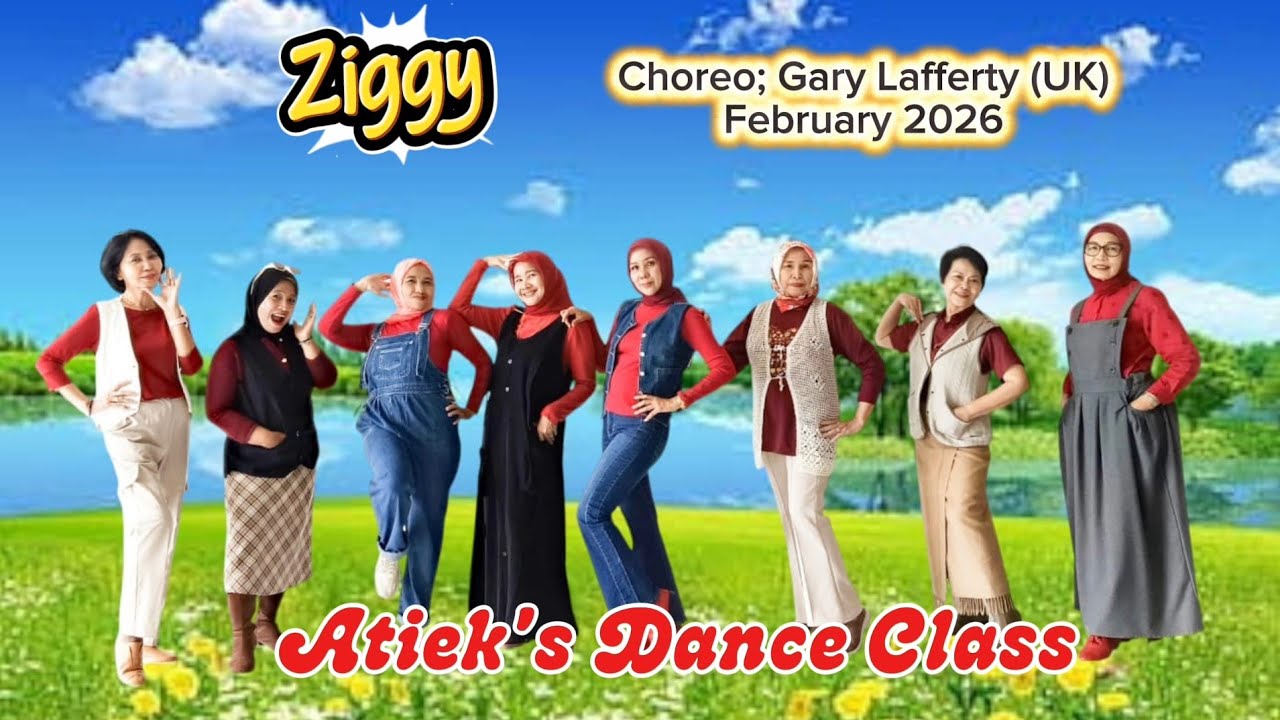 Ziggy - Line Dance/ Choreo:  Gary Lafferty (UK) - February 2026 - Atiek DC 