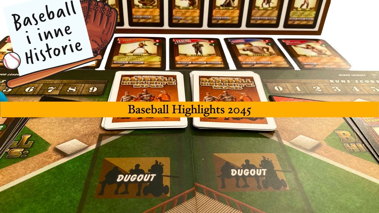 Najlepsza sportowa planszówka? Gra planszowa Baseball Highlights 2045