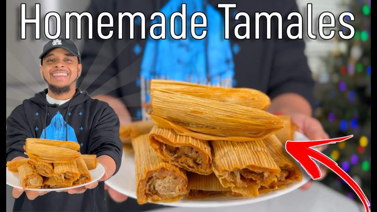How To Make Homemade Tamales! (Beef, Pork and Chicken) 😋🫔