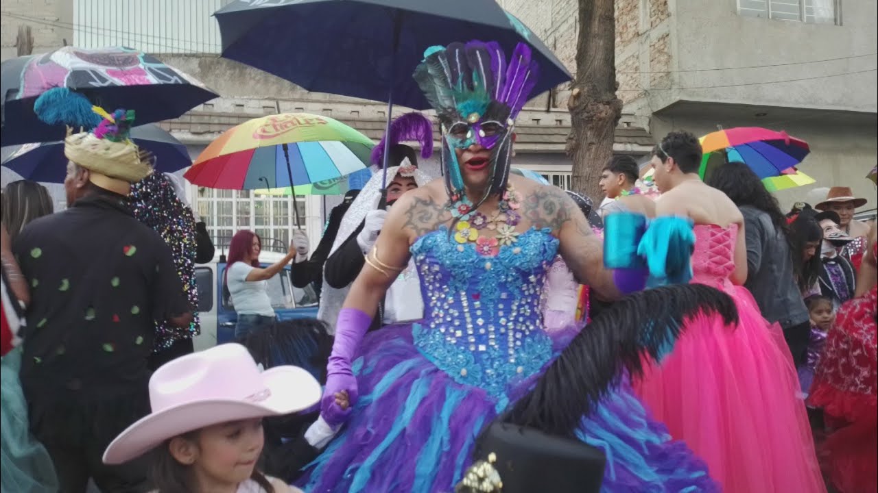Carnaval Martín Carrera. Los Chales, cierre Reina Luna. Taller de Arte N'detade 03-02-26.