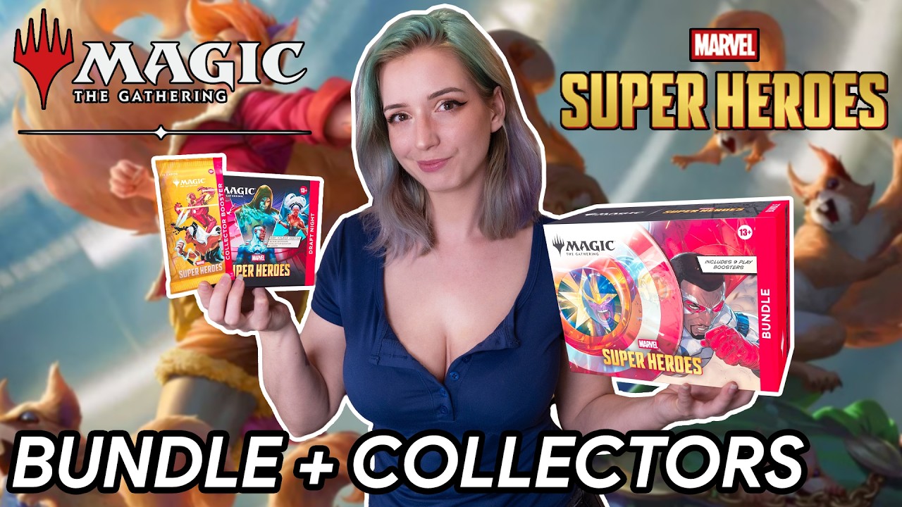 Unboxing the MtG Marvel Super Heroes Bundle, Draft Night & Collectors Boosters!