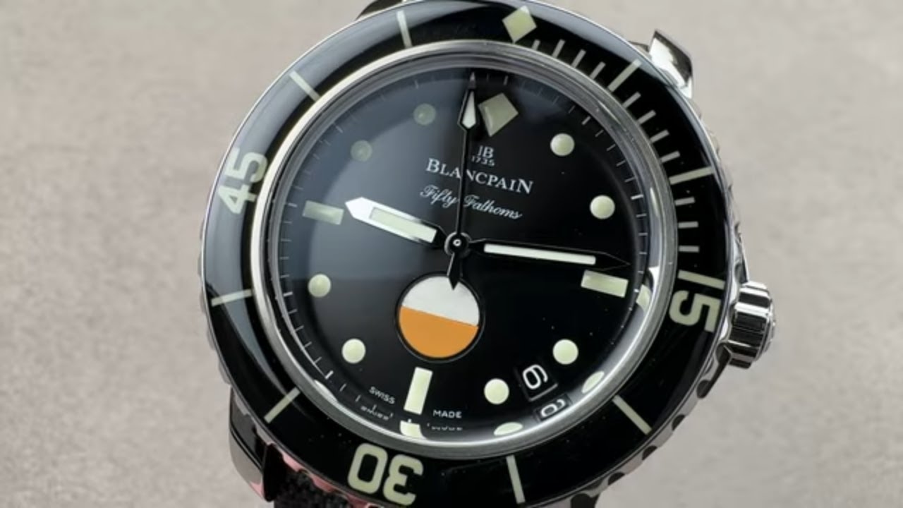 Обзор часов Blancpain Fifty Fathoms MIL-SPEC 5008-1130-B52A