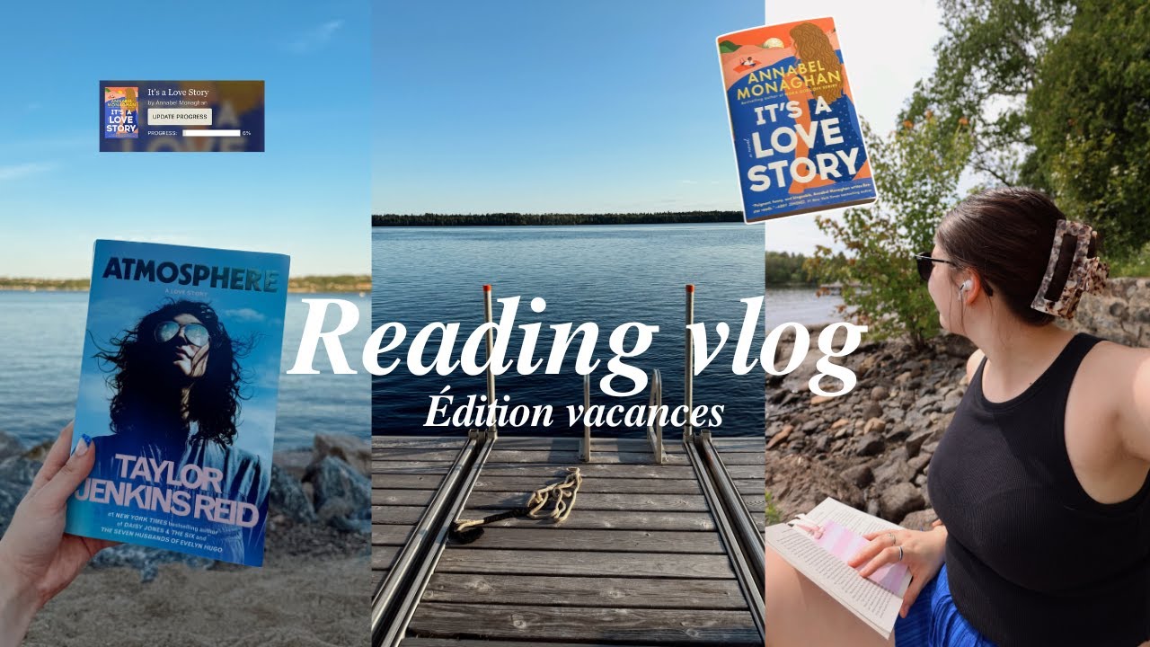 Summer reading vlog: Combien de livres je peux lire durant mes vacances? 🌊📖☀️