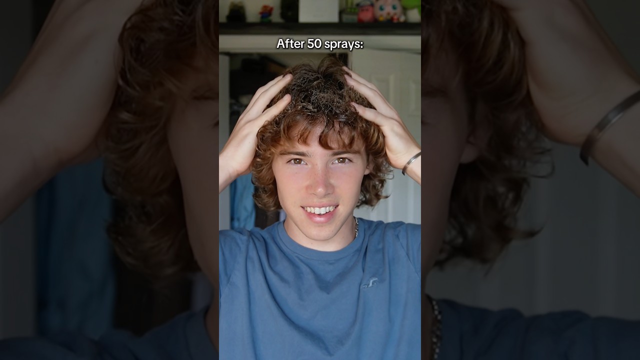 How much hairspray to make wind proof hair?