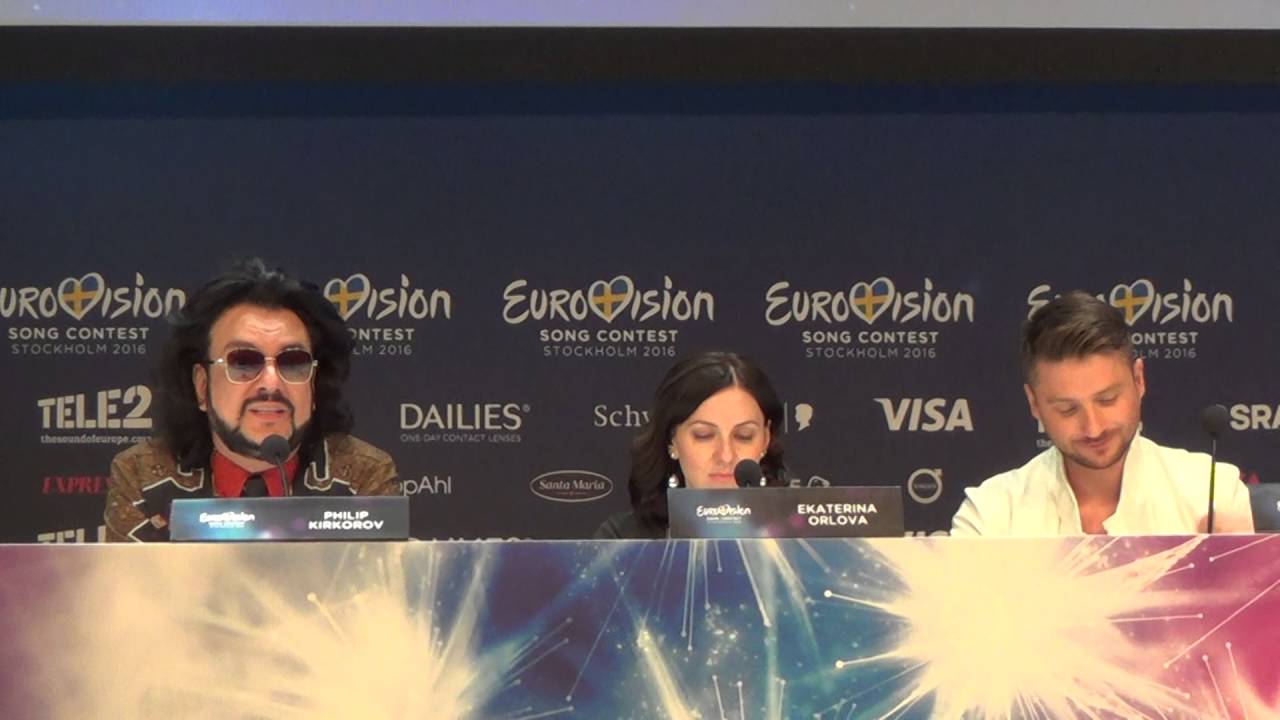 ESCKAZ in Stockholm: Press conference with Sergey Lazarev (Russia)