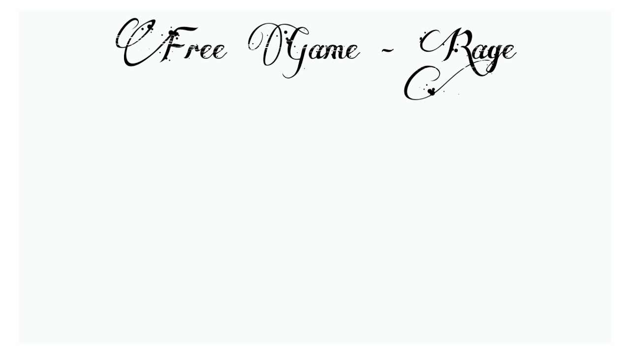 Free Game - 'Rage (Freeverse) Prod. Jae Tee Beats