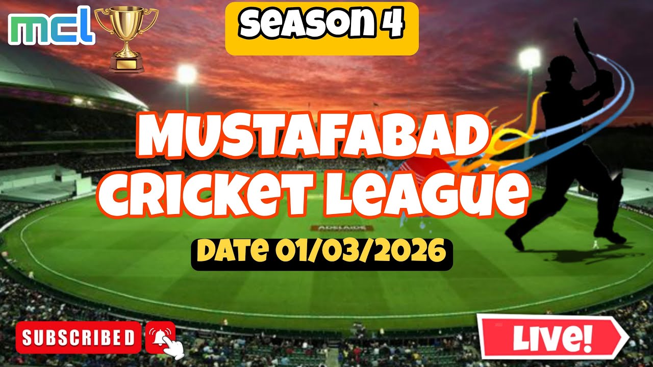 Mustafabad Cricket LeagueSeason4