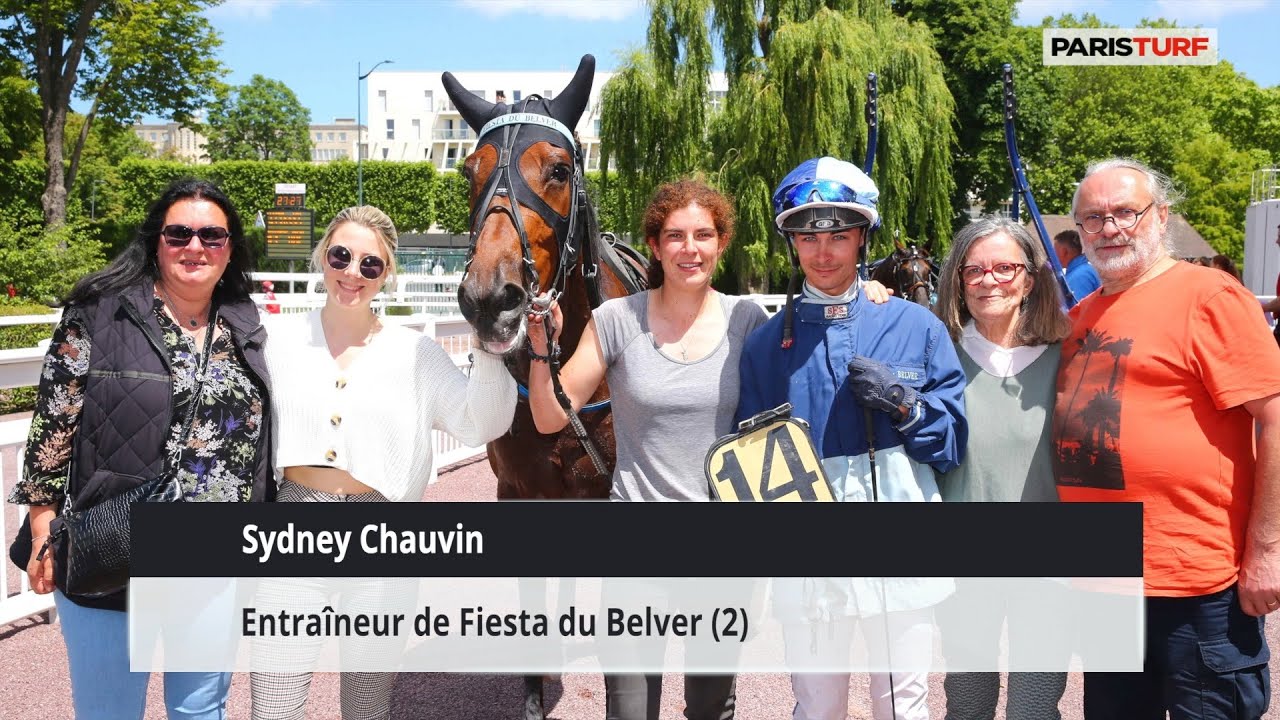 Sydney Chauvin, entraîneur de Fiesta du Belver (24/05 au Croisé-Laroche)