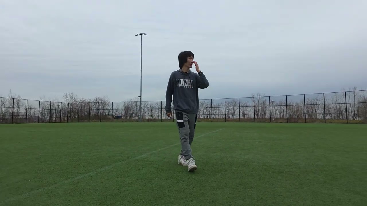 Trying run when camera tracking me 😁
