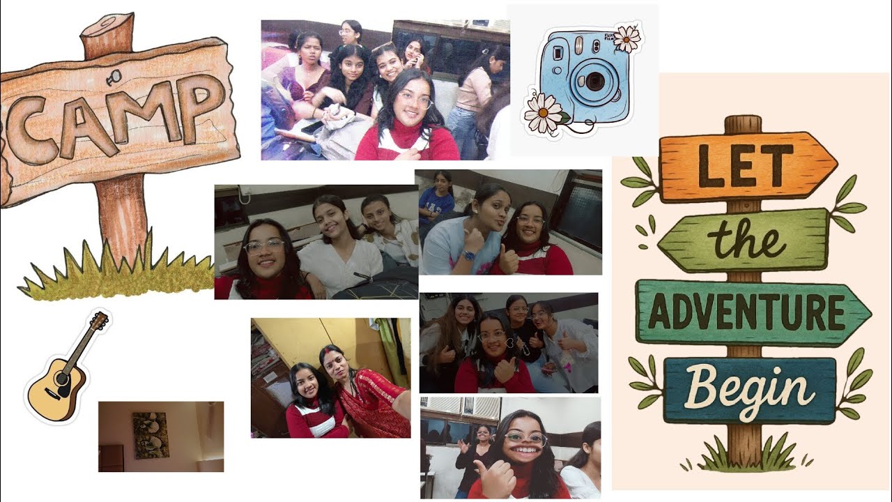 &ldquo;Camp Vlog with Friends&rdquo; 😊✨.    #vlog 