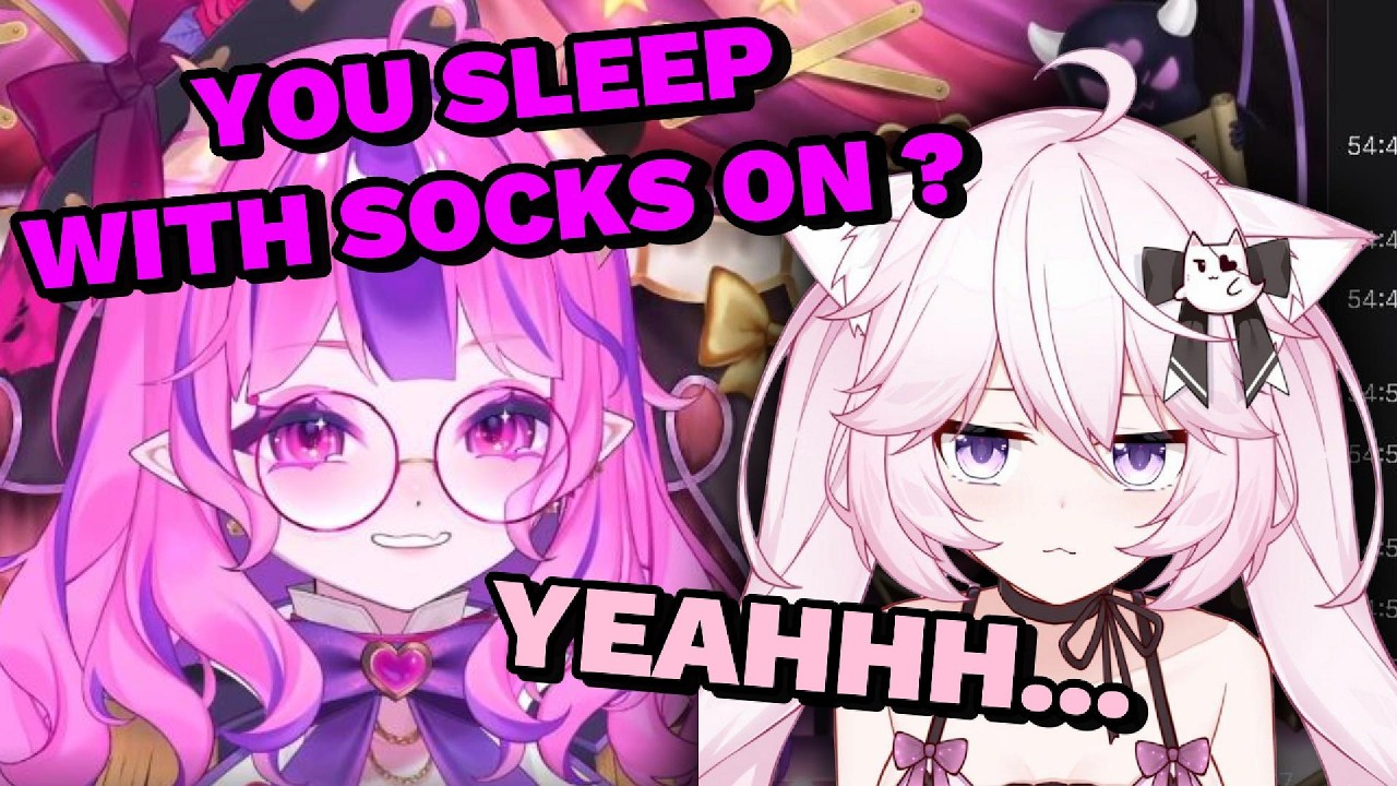 Ironmouse & Nyanners Can't Believe People Wear Shoes Without Socks.