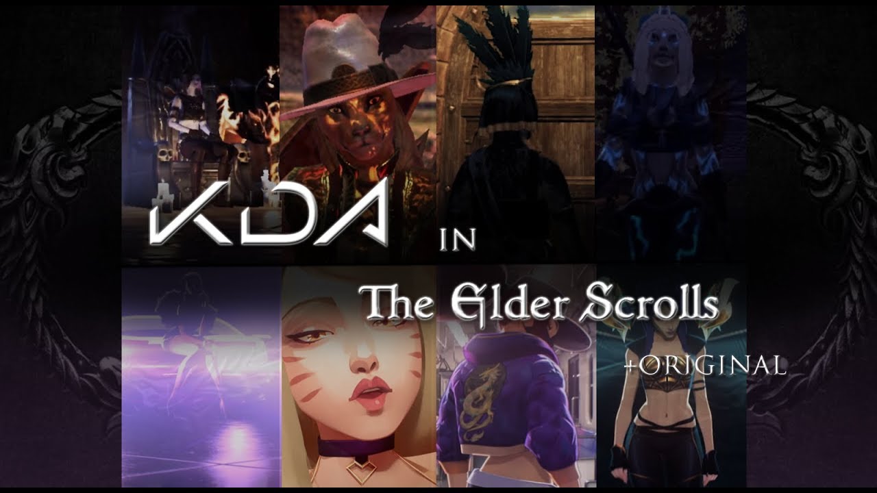 K/DA in the Elder Scrolls Online (K/DA - POP/STARS parody)+original video