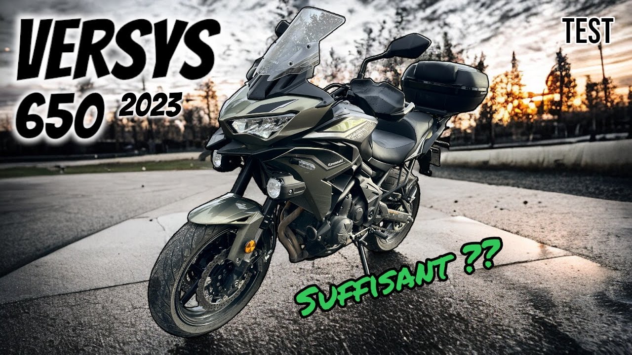 ESSAI KAWASAKI VERSYS 650 2023 A2, LE CONFORT AVANT TOUT !!!