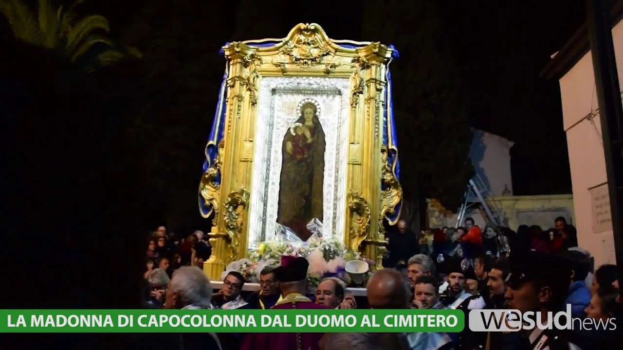 LA MADONNA DI CAPOCOLONNA DAL DUOMO AL CIMITERO