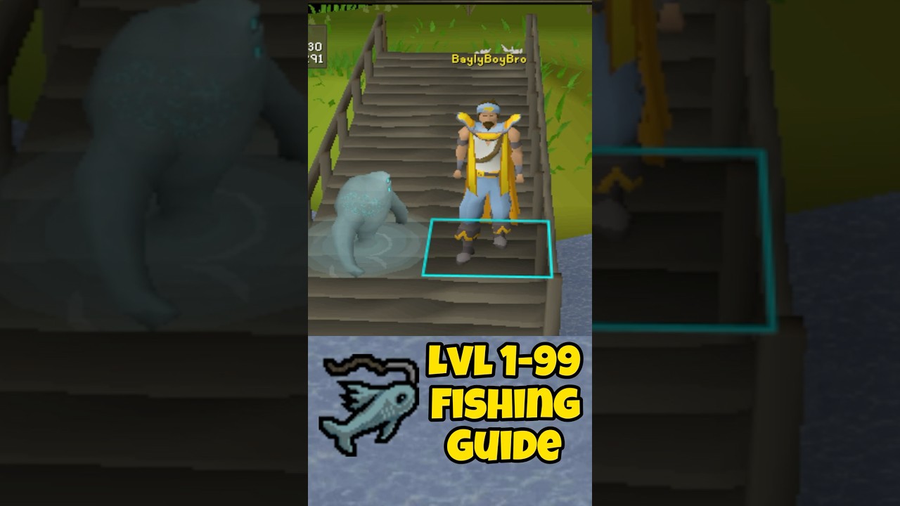 1-99 FISHING Guide in 1 MINUTE | OSRS