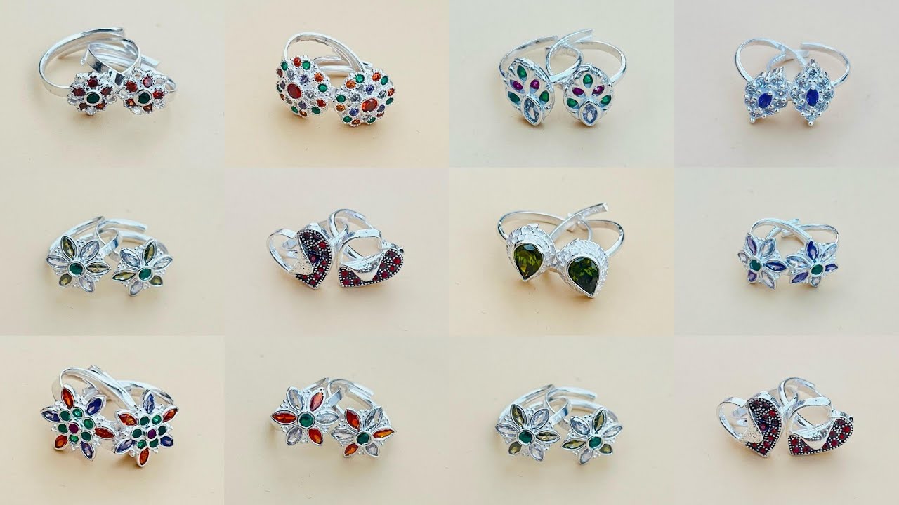 Daily wear silver toe rings designs with price 2023 | Silver bichiye designs with price 2023