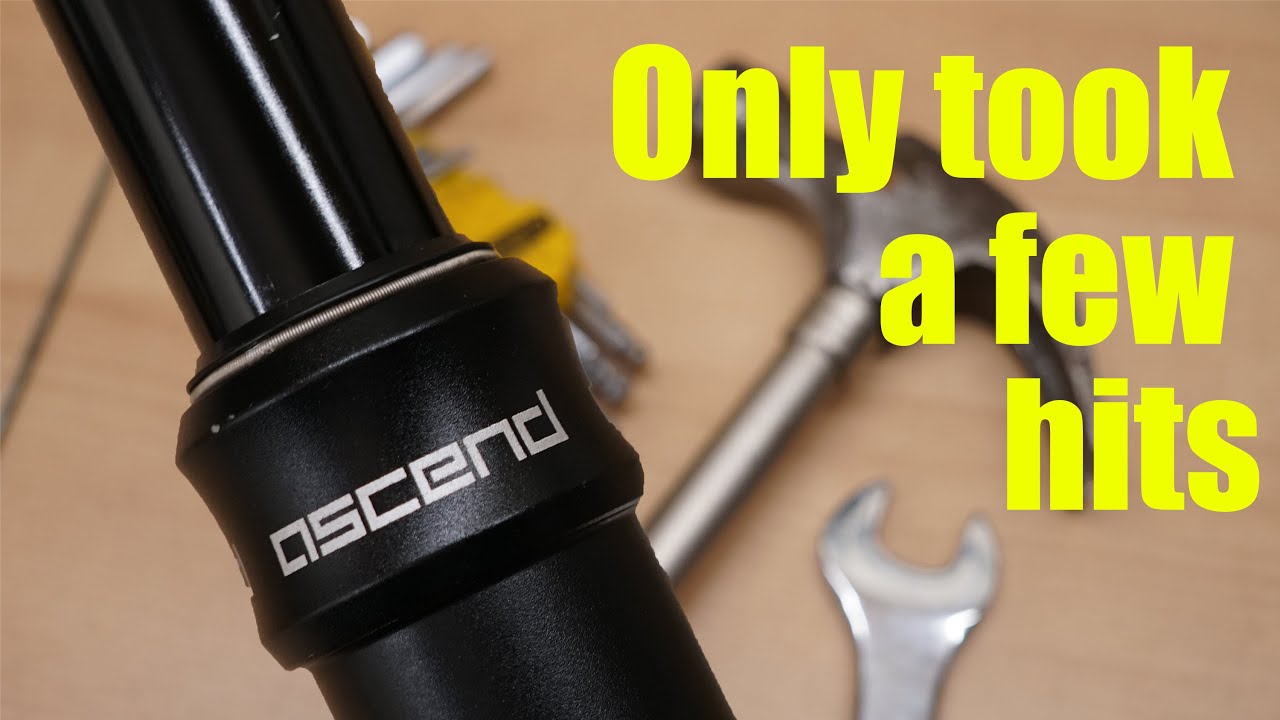 £25 Broken Dropper Seatpost That I Fixed With A Claw Hammer